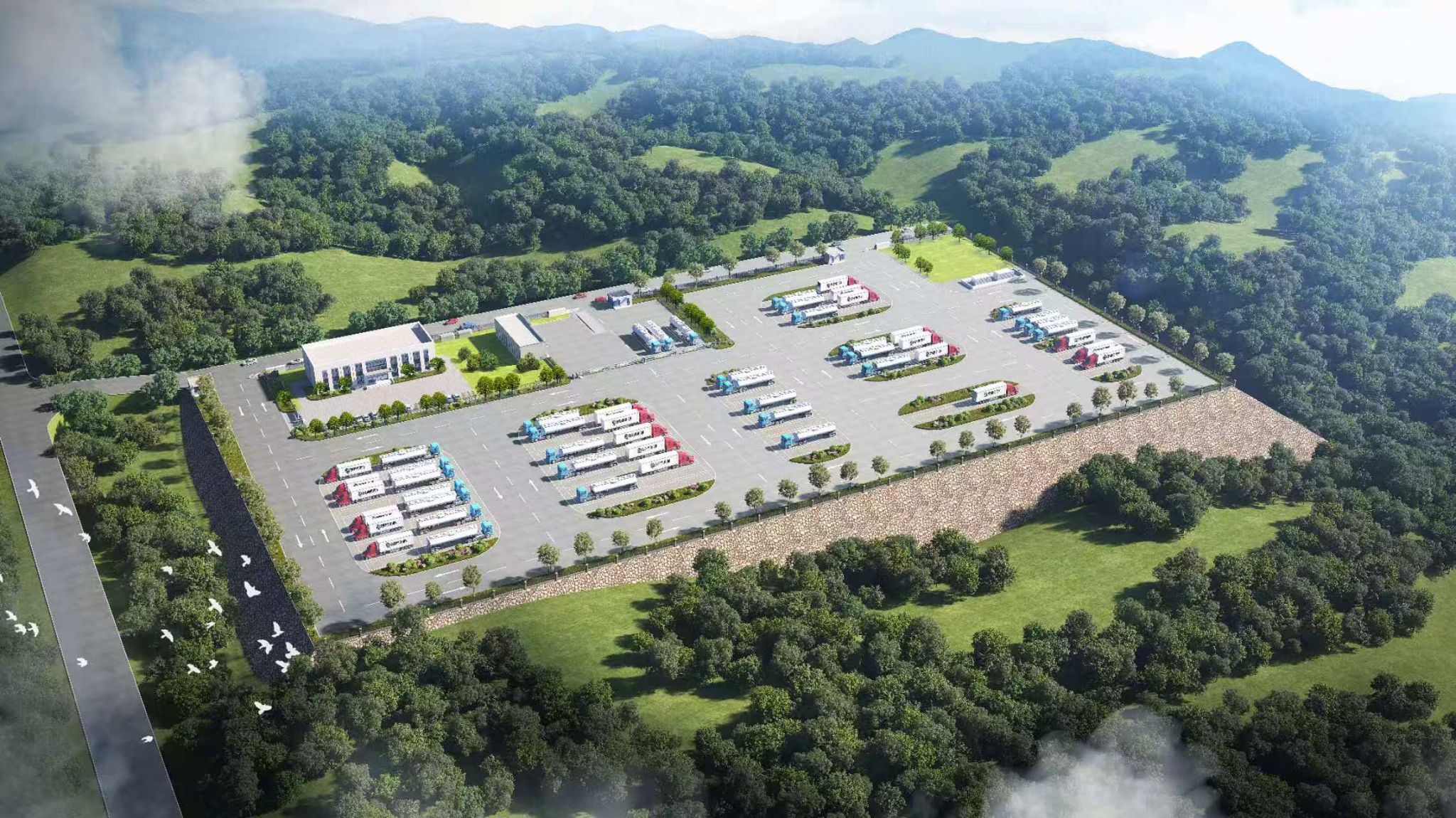 山西建投机械化集团朔州危化品停车场建设项目：专业施工强质量 精细管理促提速