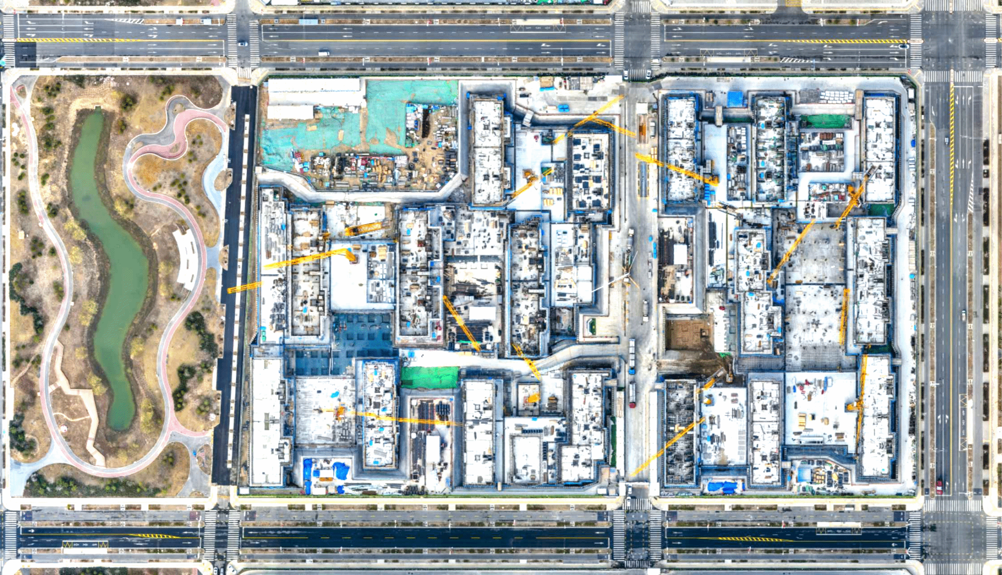 筑梦雄安 | 晋塔设备助力雄安科技园住宅项目高效建设