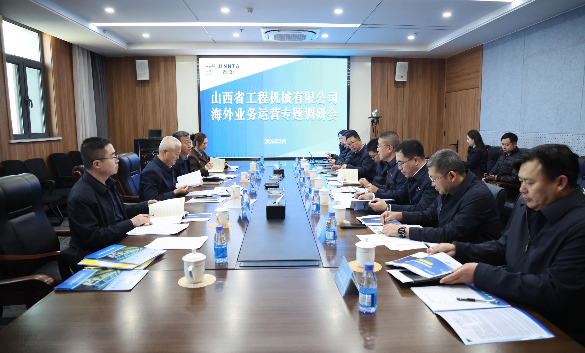 山西建投集团党委副书记、副董事长、总经理杜锐调研工程机械公司海外市场和所属智能建造科技公司